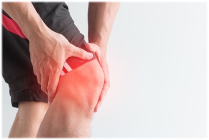 treating knee pain with Osteopathy diagram